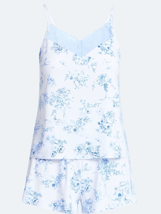 Joyspun Other - Joyspun Women’s Dreamy Soft Collection Lace Trim Knit Cami and Shorts Set